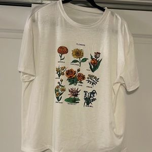 Shein flower T-shirt